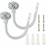 Lot de 2 embrasses � rideaux en forme de u - d�coration d'int�rieur - multifonctions - en fer forg� - ...