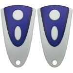 Lot de 2 �metteur porte de garage 433, 92mhz compatible avec novoferm novotron 502 max43 - 2 novotron ...