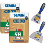 Lot de 2 enduits pour raliser les joints de plaques de ptre ce 78 rapide semin intrieur - sac de 25 ...