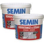 Semin - lot de 2 enduits de rebouchage en pâte spécial fissures et trous de vis intérieur / extérieur ... Semin - lot de 2 enduits de rebouchage en pâte spécial fissures et trous de vis intérieur / extérieur ...