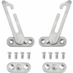 Lot de 2 entreb�illeurs de fen�tre en upvc - en acier inoxydable 304 - avec vis - pour fen�tre � gauche ...