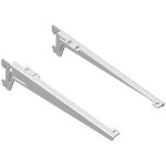 Lot de 2 querres d'tagre pour crmaillre 1 range , blanc, 28 cm