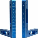 Lot de 2 �querres de positionnement � 90 degr�s en alliage d'aluminium, carr� de serrage 12 x 12 cm, ...