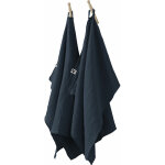 L'effet papillon - lot de 2 essuie - mains gaze de coton 50x70 cm gaia bleu minuit