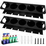 Lot de 2 �tag�res pour bouteilles pulv�risateurs, mural pour flacons pulv�risateurs pour bombes a�rosols ...