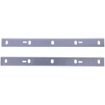 Lot de 2 fers en acier pour d�gauchisseuse / rabiteuse - dimensions 258 x 22 x 2 mm - compatible avec ...