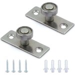 Lot de 2 ferrures de porte coulissantes en m�tal pour porte coulissante - syst�me de porte coulissante ...