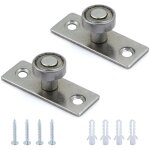 Lot de 2 ferrures de porte coulissante en m�tal - syst�me de porte coulissante - syst�me de guidage de ...