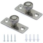 Lot de 2 ferrures de porte coulissante en métal - système de porte coulissante - système de guidage de ... Lot de 2 ferrures de porte coulissante en métal - système de porte coulissante - système de guidage de ...