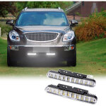 Lot de 2 feux de jour � 30 led pour voiture, feux de circulation diurnes avec clignotants