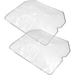 Lot de 2 filets robustes pour hotte de cuisine - accessoires pour huile pour un entretien facile de la ...