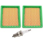 Vurahome - lot de 2 filtres � air avec bougie dallumage pour tondeuse fuxtec fx - rm4639 fx - rm4639eco ...