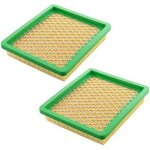 Vurahome - lot de 2 filtres � air pour tondeuse brast brb - rm - 5201, rotenbach rm1 20 bae classic