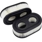 Lot de 2 filtres � air pour tondeuse briggs & stratton 550e - 550ex, r�f�rences 798452 et 593260.
