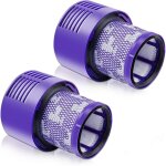 Lot de 2 filtres arri�re de rechange pour aspirateurs dyson v10, v10 absolute, v10 animal, v10 motorhead, ...