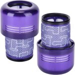Lot de 2 filtres pour aspirateur dyson v11 v15 sv14 sv22 - lavable - compatible avec absolute animal ...