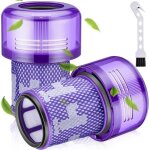 Lot de 2 filtre pour aspirateur dyson v12, filtre pour aspirateur dyson v12 slim, filtre hepa de remplacement ...