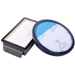 Lot de 2 filtres pour aspirateurs rowenta zr005901 - compatible avec moulinex tefal compact power cyclonic, ...