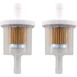Lot de 2 filtres � carburant pour tondeuse autoport�e, tracteur de pelouse, nombreux moteurs briggs & ...