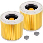 Lot de 2 filtres � cartouche pour k�rcher wd3 premium, wd2, wd3, wd3p, mv2, mv3 - filtre wd3 - filtre ...