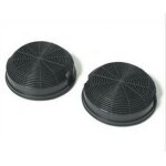 Lot de 2 filtres charbon type 47 150x50 mm (484000008784, cfc0141497) hotte aeg, ariston hotpoint, bauknecht, ...