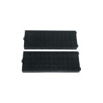 Lot de 2 filtres charbon fch260 acm26 250x95x24 mm (49016876 49016877) hotte airlux, ariston hotpoint, ...