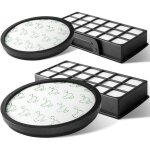 Lot de 2 filtres hepa pour aspirateurs rowenta silence force cyclonic 4aaaa (mod�le ro76xx) ro7681ea ...