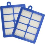 Lot de 2 filtres hepa de rechange pour aspirateur electrolux z3347 fc9083