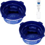 Lot de 2 filtres hepa pour samsung jet 75 / 70 / 75 + / 60 / vs9000rl aspirateur sans fil micro portable ...