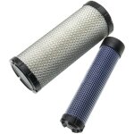 Lot de 2 filtres compatible avec hitachi zx 30 engin de chantier 1x filtre interne, 1x filtre ext�rieur ...