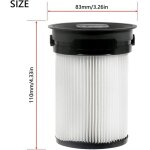 Lot de 2 filtres pour miele triflex hx1 series accessoires pour aspirateur balai sans fil, filtre aspirateur ...