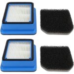 Lot de 2 filtres de rechange compatibles pour aspirateurs electrolux q6 q7 q8 wq61 wq71 wq81 - protection ...