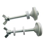 Ayor - lot de 2 fixations pour fixer le réservoir de wc sur la cuvette Ayor - lot de 2 fixations pour fixer le réservoir de wc sur la cuvette