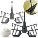 Lot de 2 fouet pour vorwerk thermomix tm5 tm31 tm6 accessoire thermomix, remplacement du fouet papillon ...