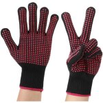 Lot de 2 gants rsistants  la chaleur avec picots en silicone antidrapants gants professionnels bloquant ...