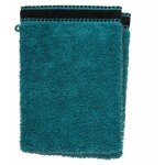 Lot de 2 gants de toilette 'joia' 15x21cm bleu canard