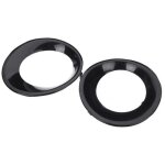 Lot de 2 garnitures phares antibrouillard noirs pour bmw x3 e83 2007 - 2010