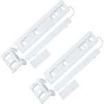 Lot de 2 glissi�res de porte coulissante pour r�frig�rateur ? compatible accessoires r�frig�rateur aeg ...