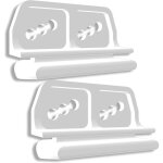 Lot de 2 glissi�res de porte de rechange pour abris de jardin en m�tal ? compatibles avec yardmaster, ...