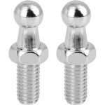 Lot de 2 goujon � bille de gaz universels m8 de 10 mm pour support de v�rin � gaz