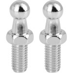 Lot de 2 goujon � bille de gaz universels m8 de 10 mm pour support de v�rin � gaz