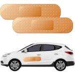 Lot de 2 grands autocollants humoristiques en vinyle pour r�paration de pare - chocs de voiture - pour ...