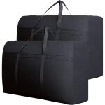 Lot de 2 grands sacs de rangement 105l, imperméables et résistants, idéal pour la literie, les couettes, ... Lot de 2 grands sacs de rangement 105l, imperméables et résistants, idéal pour la literie, les couettes, ...