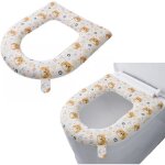Lot de 2 housses de si�ge de toilette chauffe - si�ge de toilette, housse de si�ge de toilette allong�e, ...