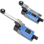 Lot de 2 interrupteur de fin de course avec 5 cm r�glable levier, 2no 2nc interrupteur de commande �lectrique ...