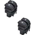 Lot de 2, interrupteur principal de commande de l�ve - vitre, avant gauche, 2 boutons, pour opel vivaro ...