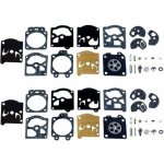 Lot de 2 kit r�paration du carburateur joint membrane compatible avec walbro k10 - wat wa & wt s�ries ...