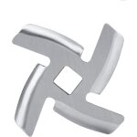 Lot de 2 lames de rechange pour hachoir  viande lectrique ou manuel - en acier inoxydable