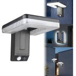 Lot de 2 lampe solaire ext�rieur d�tecteur de mouvement, 120� r�glable, 32led, 20 w, 5500 k, ipx45, 350 ...