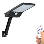 Lot de 2 lampes solaires d'extérieur avec détecteur de mouvement, 48 led à énergie solaire et télécommande, ... Lot de 2 lampes solaires d'extérieur avec détecteur de mouvement, 48 led à énergie solaire et télécommande, ...